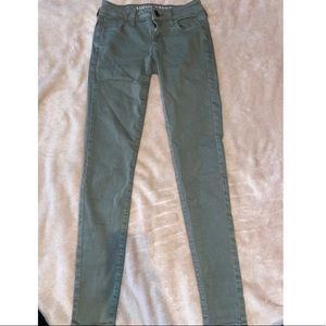 olive green jeans